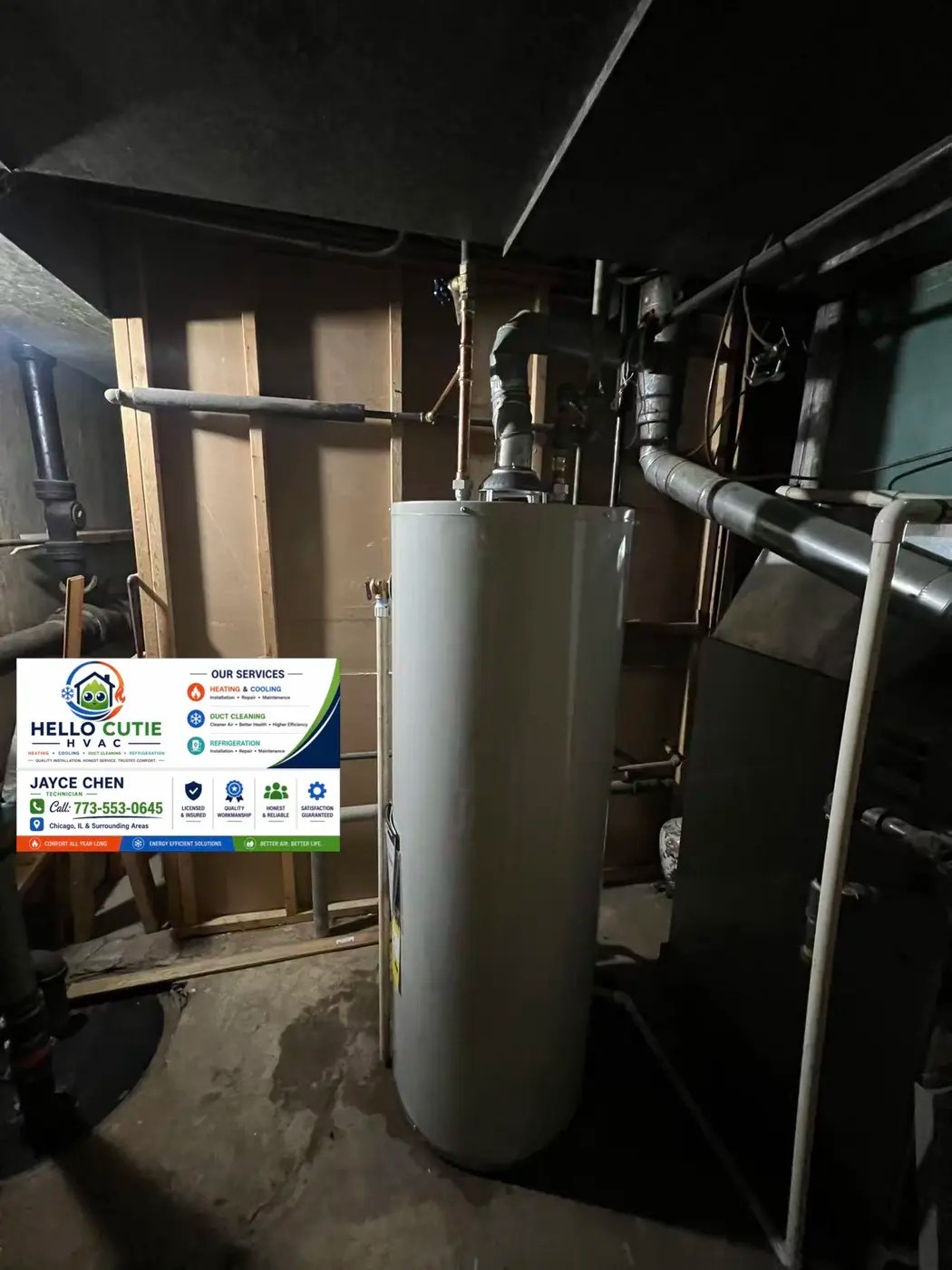 Water heater installation